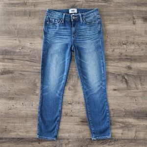 PAIGE Verdugo Crop Blue Denim Jeans Women's Size 28
